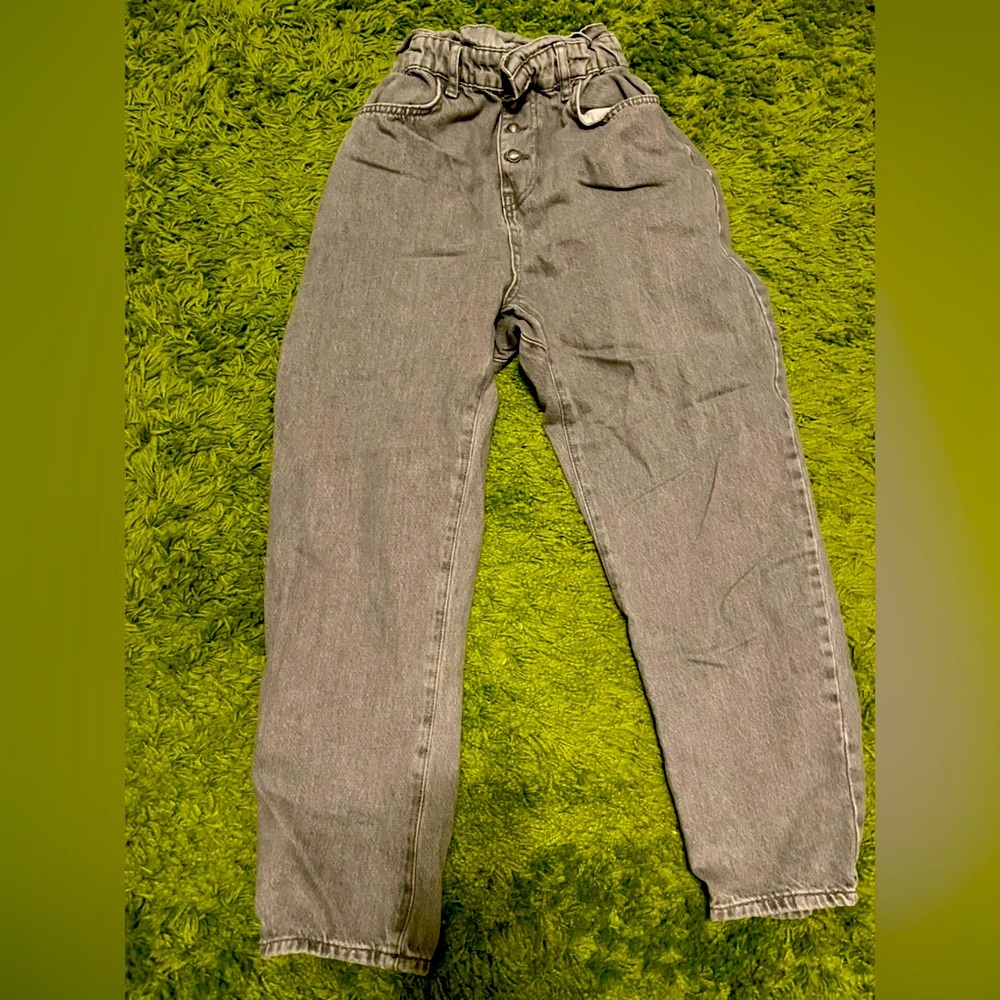 Zara Charcoal Denim Pants
